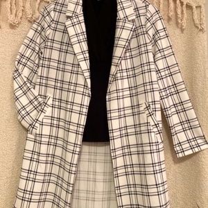 Melloday Plaid Summer Duster size S